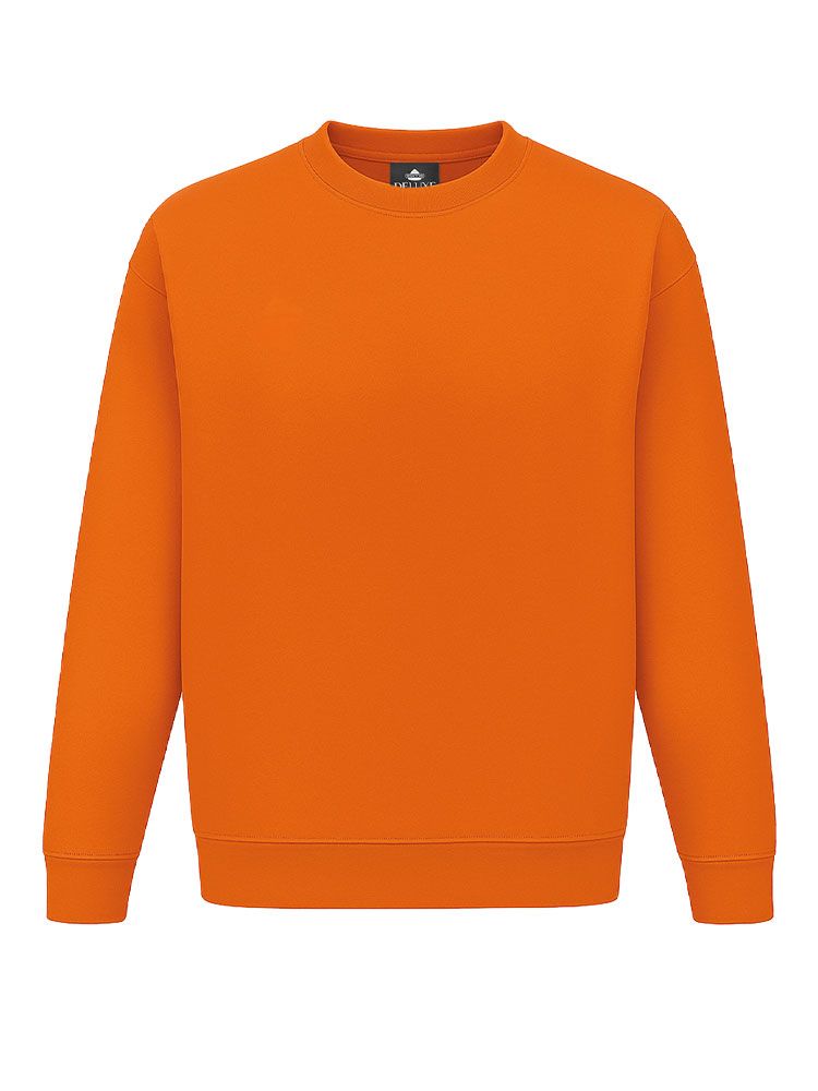 Oranges Unisex Sweatshirt, gerade geschnitten, mit Rippstrickbündchen