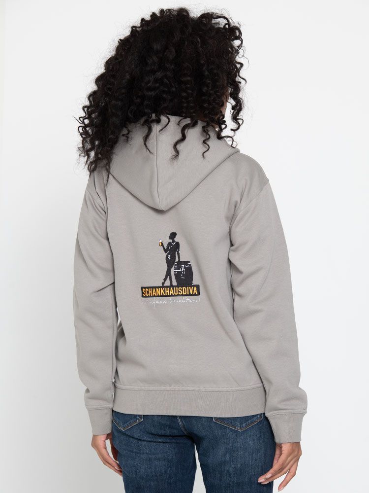 Türkise Unisex Kapuzenjacke mit Reißverschluss – modern, pflegeleicht & ideal für Teamwear