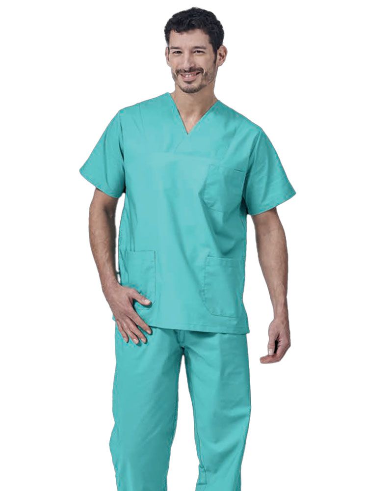 Günstiger unisex Kasack Türkis für Damen und Herren