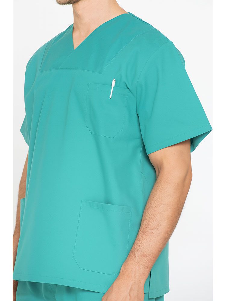 Günstiger unisex Kasack Türkis für Damen und Herren