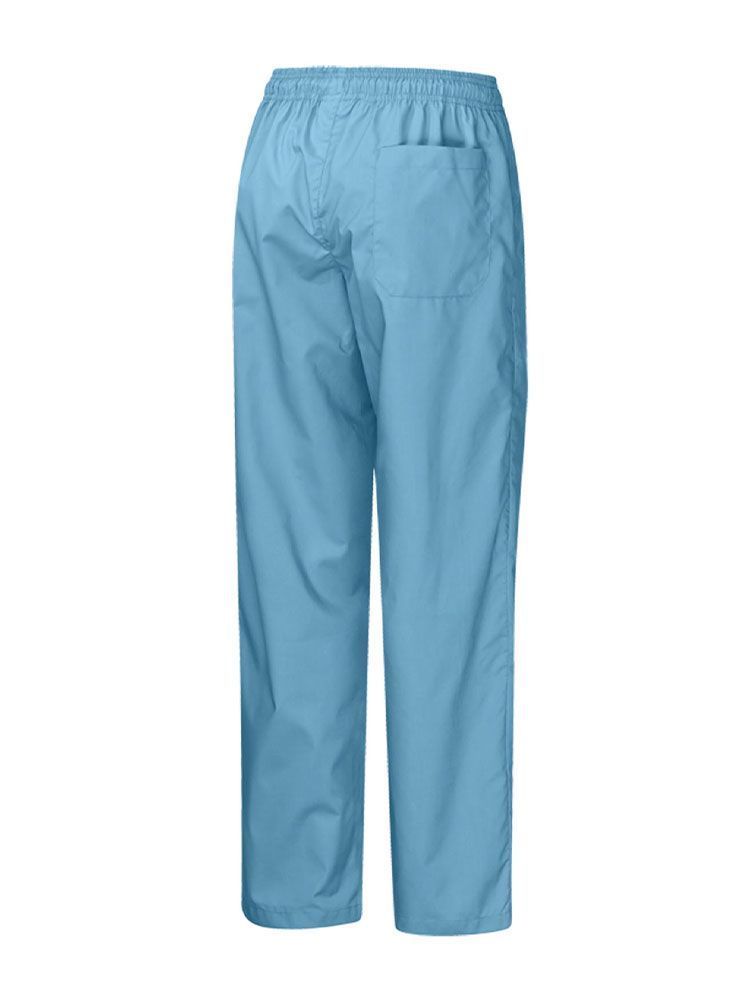 Günstige Schlupfhose in Hellblau mit Gummibund und Tasche – für Pflegekräfte, Kliniken, Labore und Arztpraxen geeignet