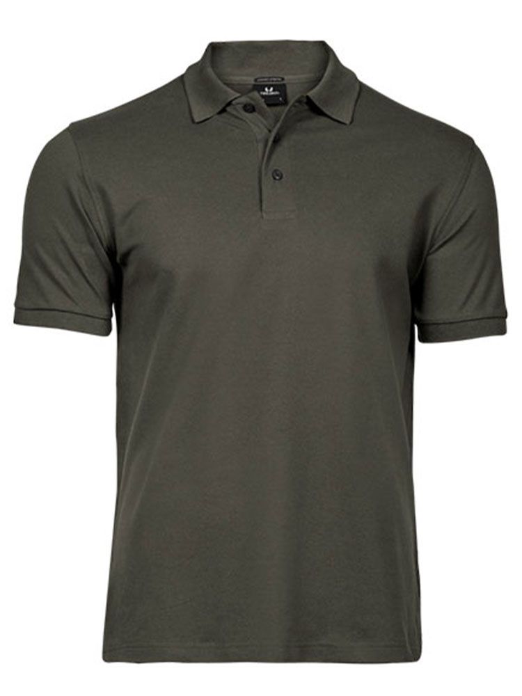 Poloshirt Herren Stretch Schwarz