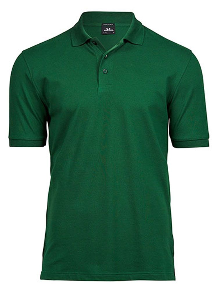Poloshirt Herren Stretch Gruen