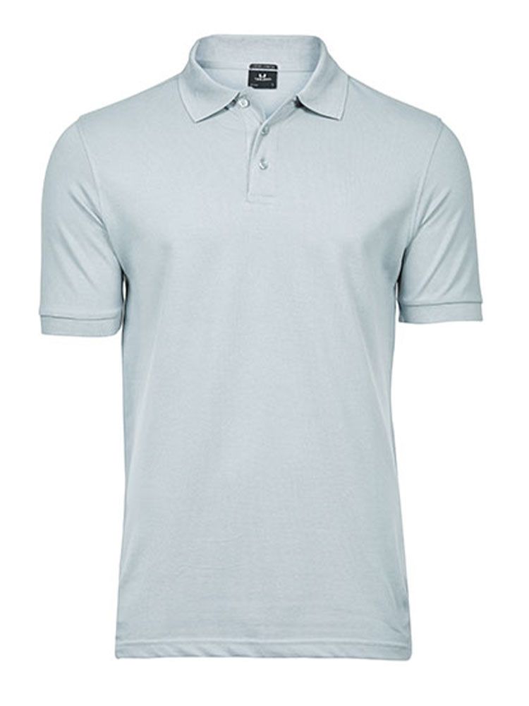 Poloshirt Herren Stretch ice blue