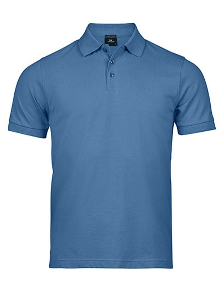 Poloshirt Herren Stretch Blau