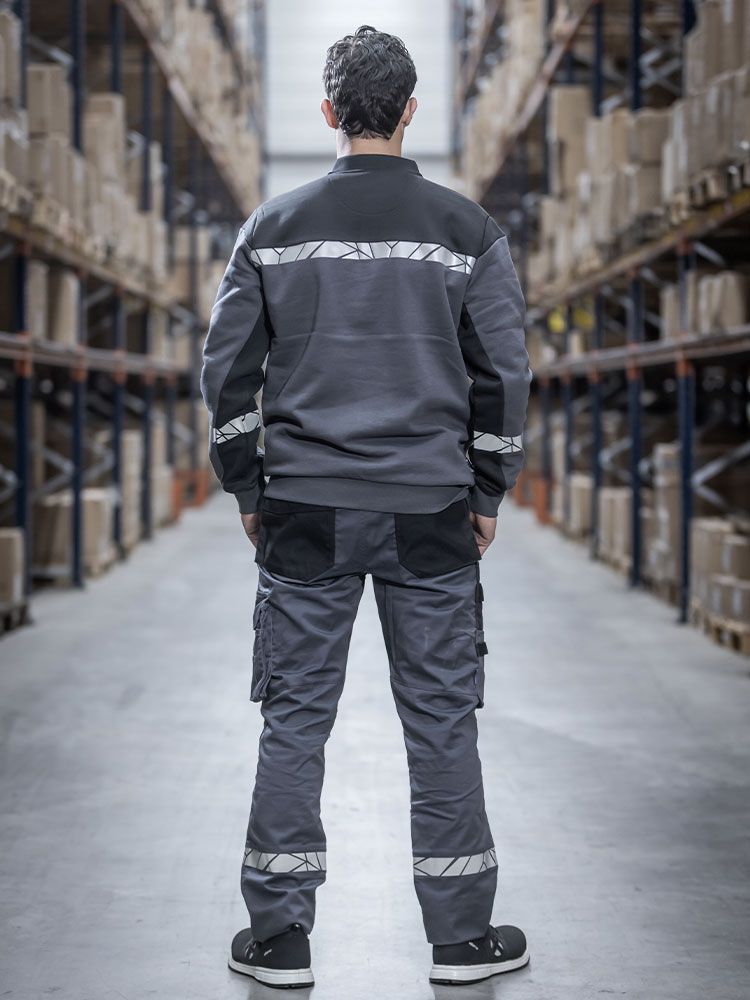 Warnschutz Sweatjacke für Herren