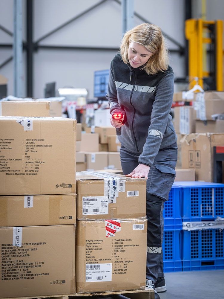 Sichtbare Fleecejacke für Damen