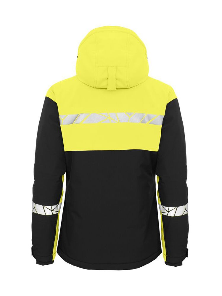 Sichtbare Softshelljacke für Damen