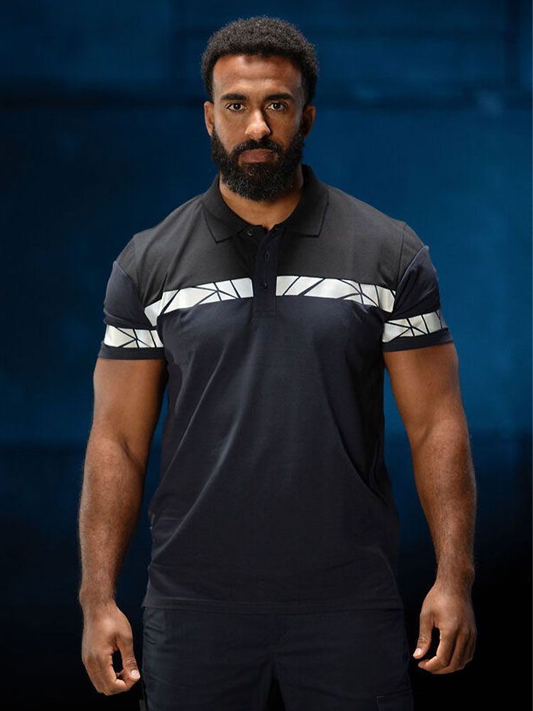 Sichtbares Poloshirt für Herren