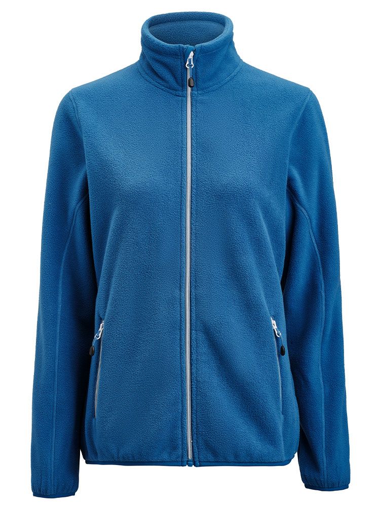 dünne Fleecejacke für Damen in blau