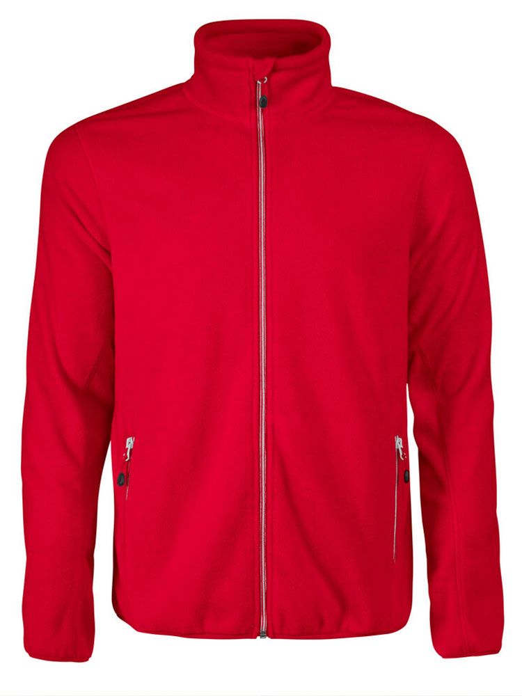 Fleecejacke Herren in rot für Kalte Tage