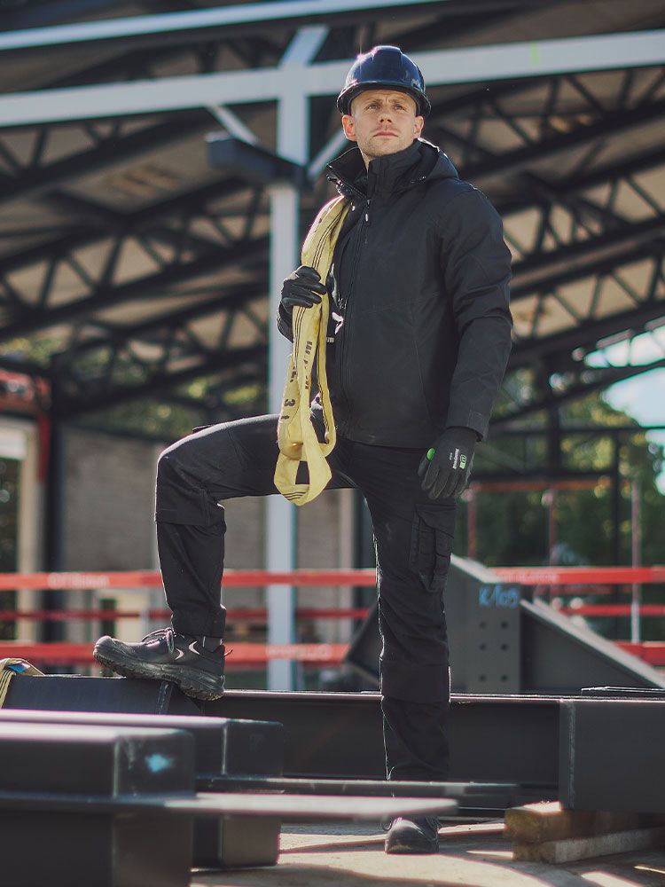 Arbeitshose Herren Dunkelblau Dassy Dynax Next mit 4-Wege-Stretch & Kniepolstertaschen