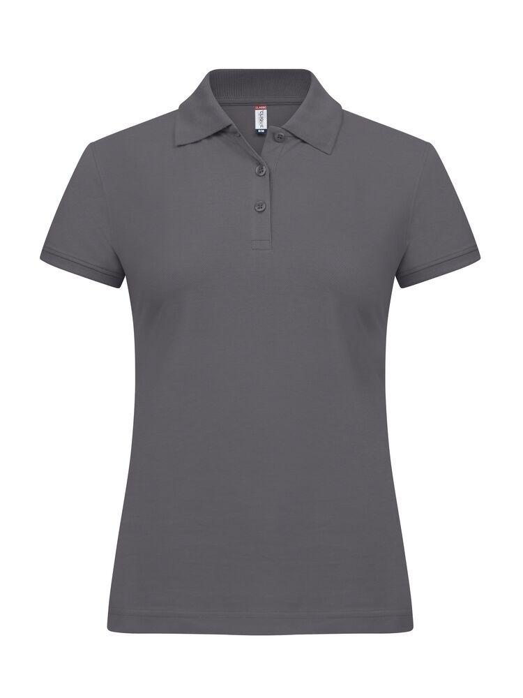 Günstige Poloshirts Damen metal grey