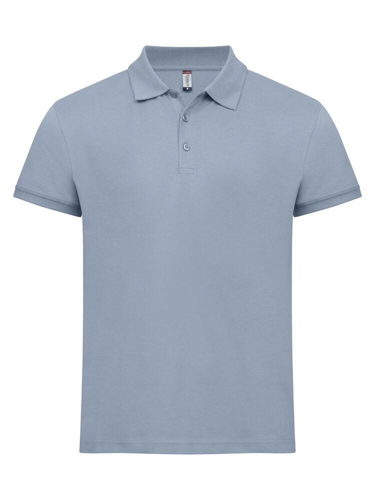 Günstige Poloshirts Baumwolle soft blue