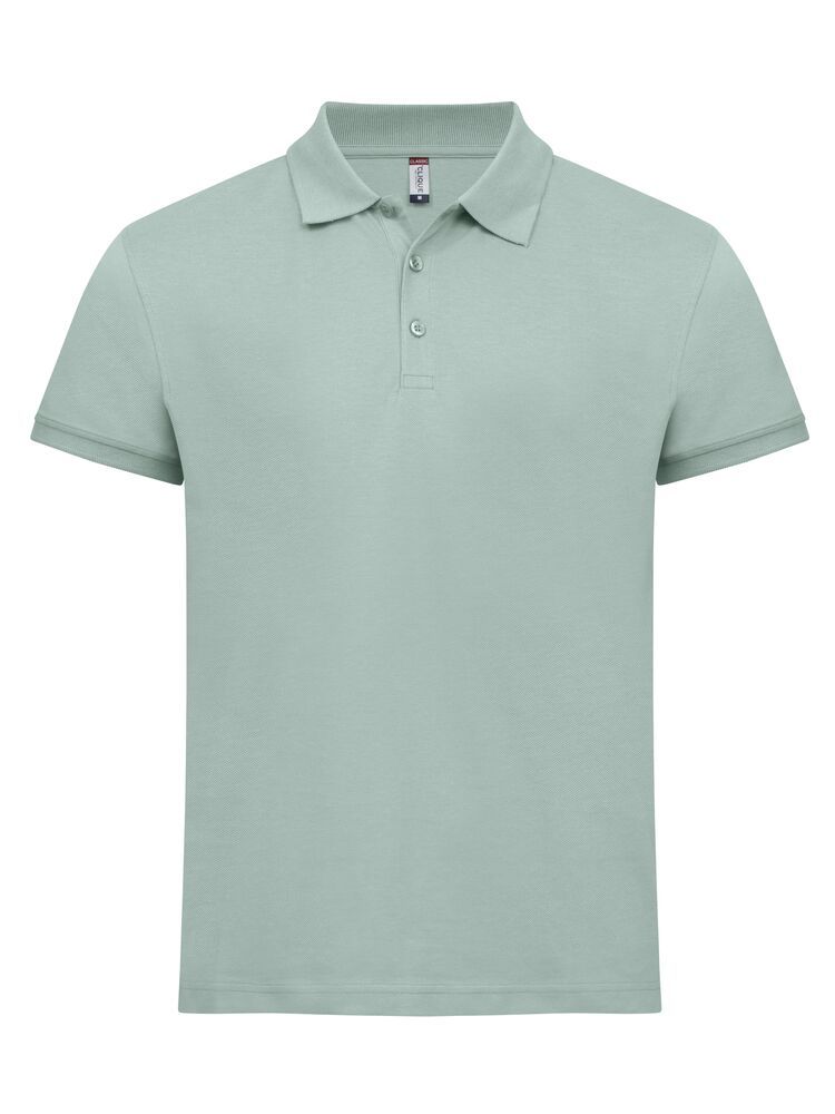 Günstige Poloshirts Baumwolle sage green