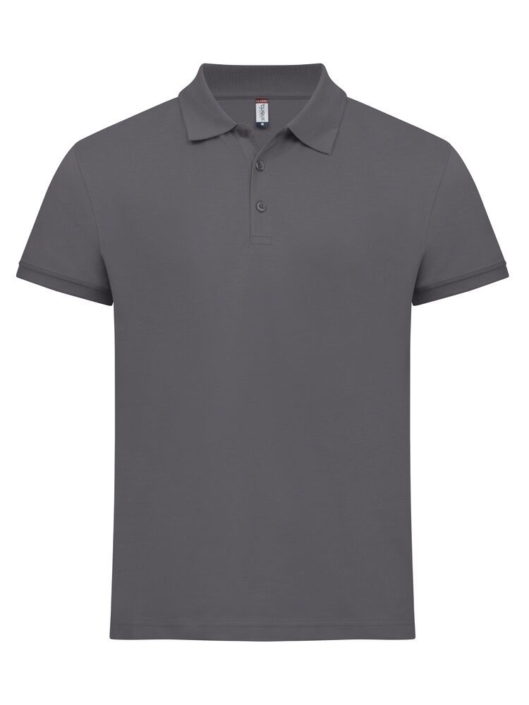 Günstige Poloshirts Baumwolle metal grey