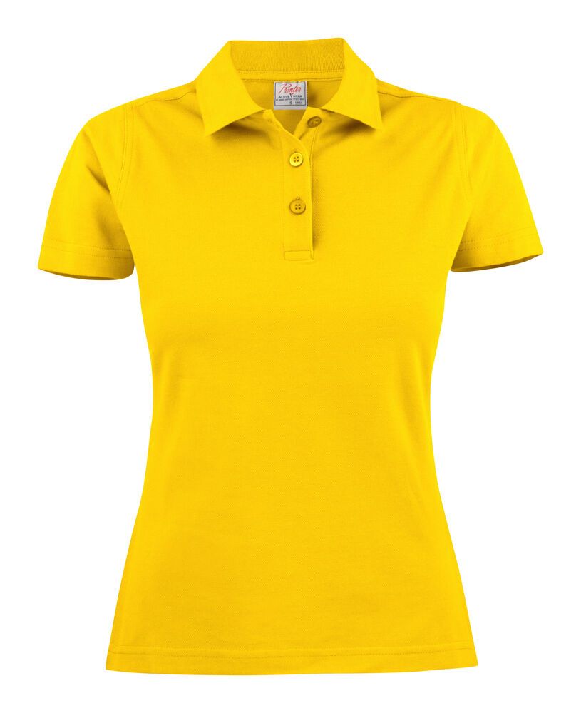Poloshirt Damen Gelb