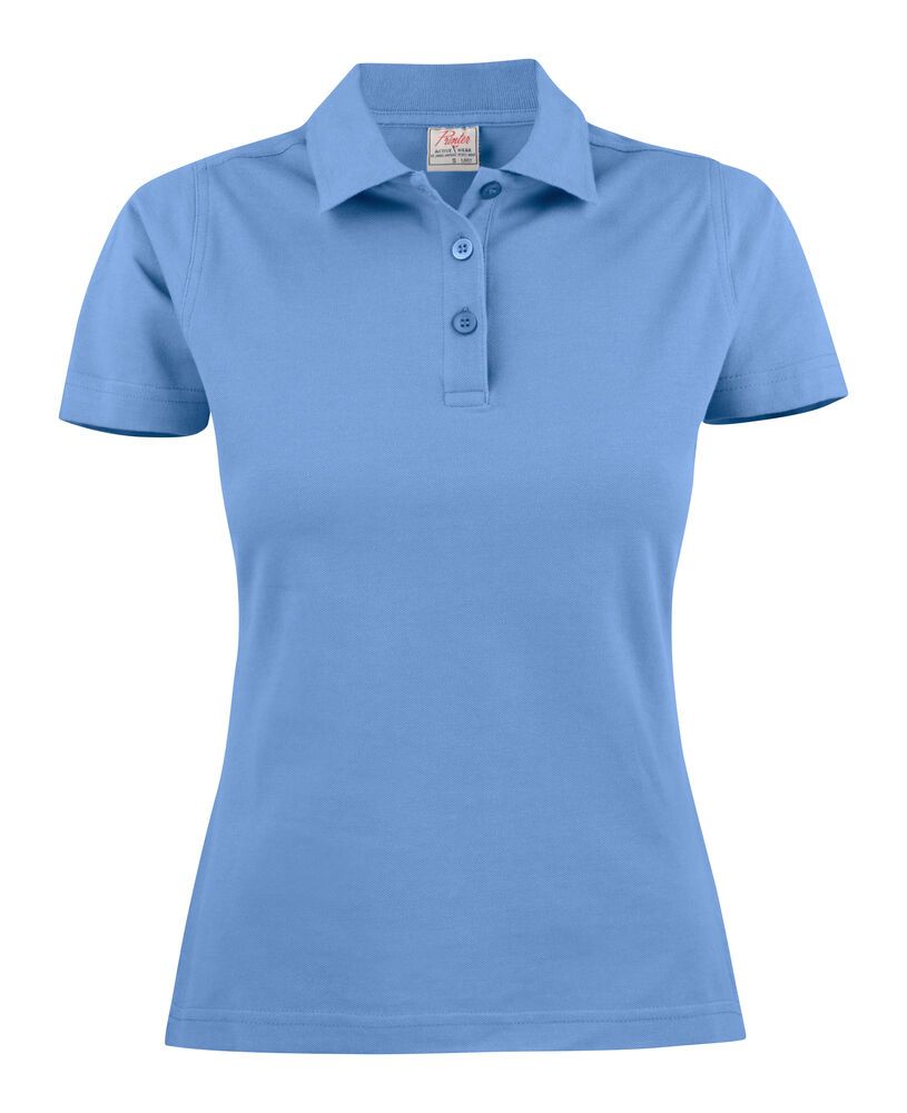 Poloshirt Damen Himmelblau