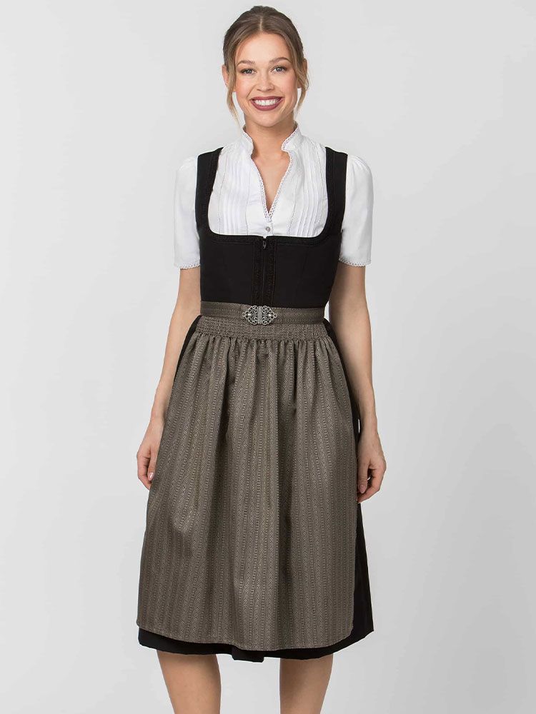 Dirndlschürze Damen - Adelaide braun