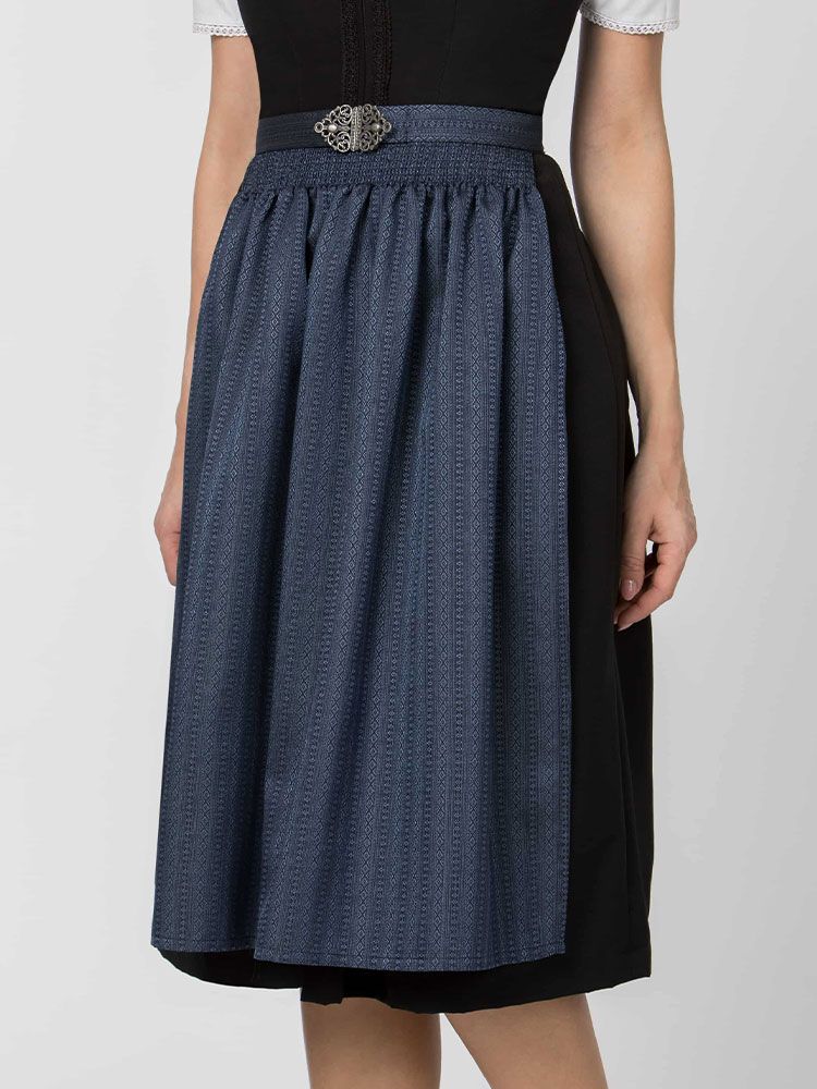 Dirndlschürze Damen - Adelaide dunkelblau