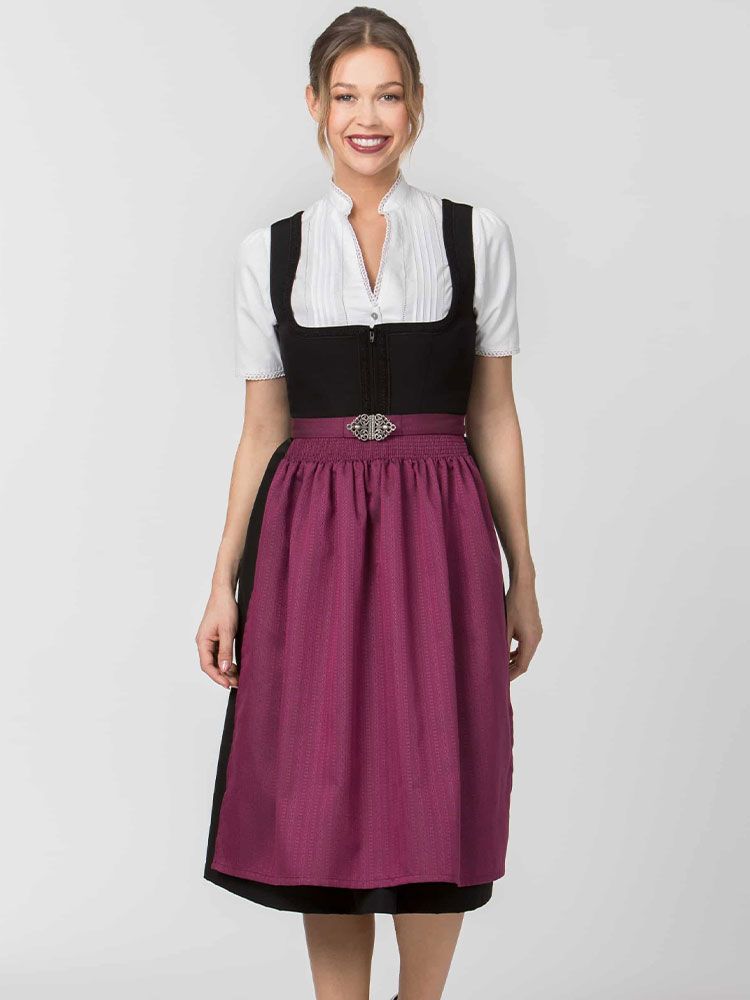 Dirndlschürze Damen - Adelaide fuchsia