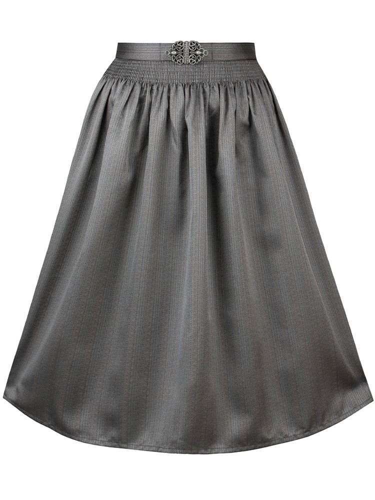 Dirndlschürze Damen - Adelaide grau