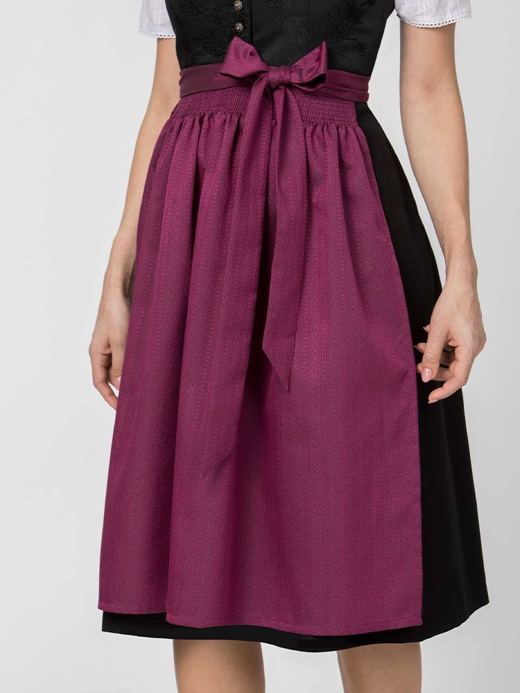 Rosa Dirndlschürze Annika 70 cm für Gastro Dirndl in Hotel und Service