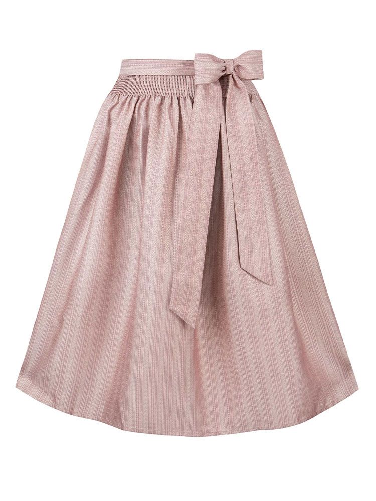 Rosa Dirndlschürze Annika 70 cm für Gastro Dirndl in Hotel und Service