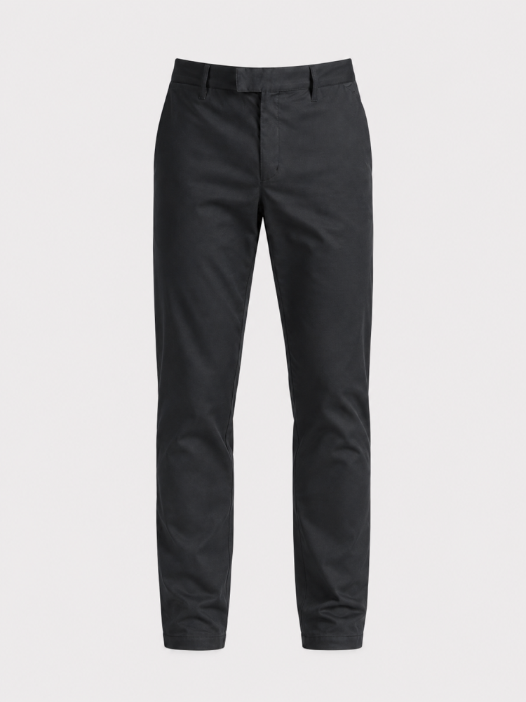 Comfort Hose Herren Vincennes in Raven mit gerader Passform und Stretch-Anteil