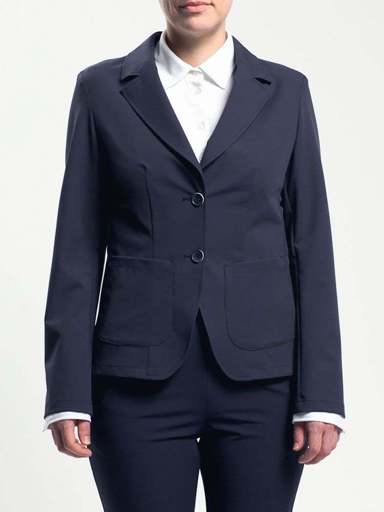 Damen Blazer Regular Fit Flow von GREIFF in Marine