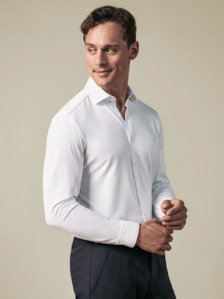 Herren Hemd Regular Fit Flow in Weiß