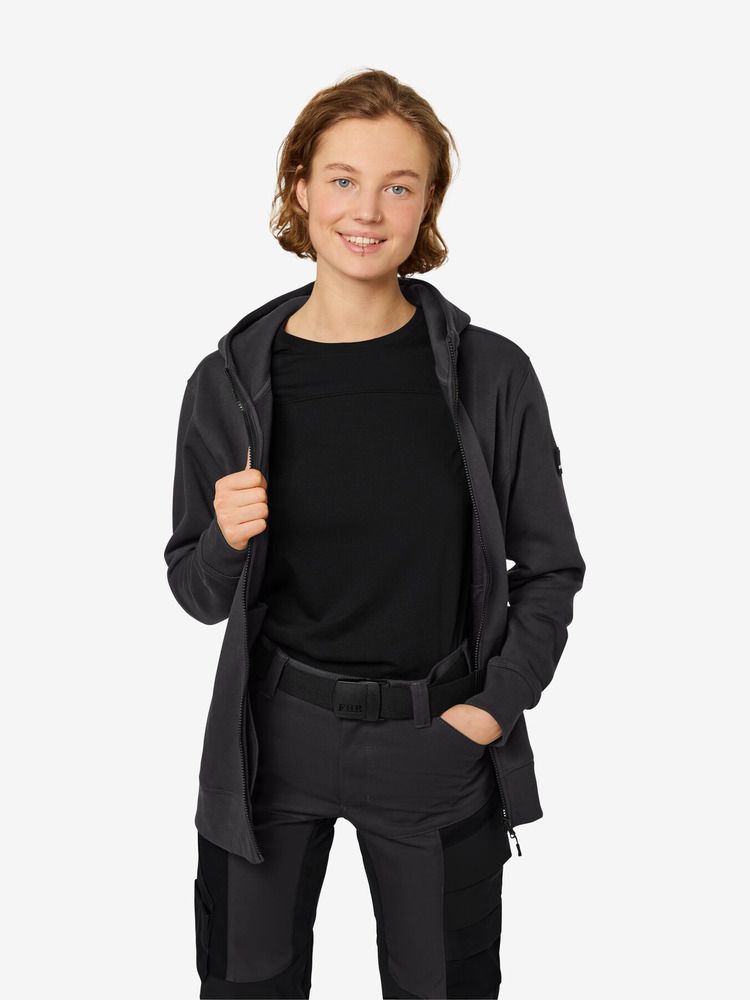 Unisex Sweatjacke Quentin anthrazit