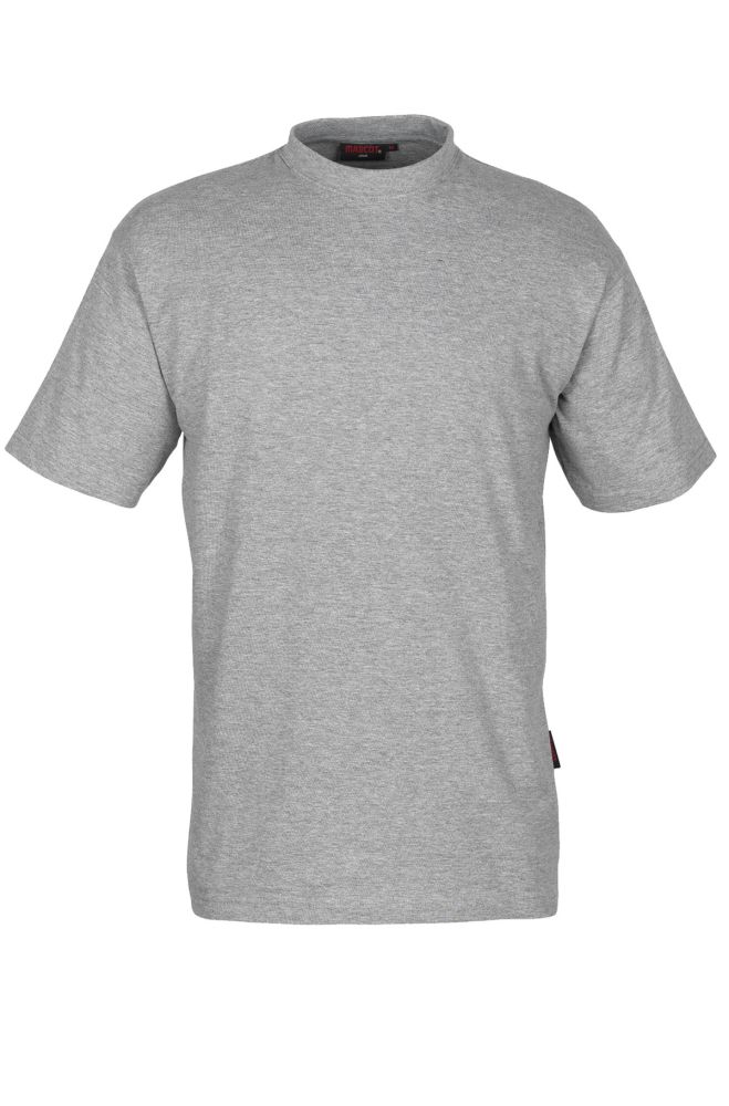 Unisex T-Shirt Crossover Grau-Meliert