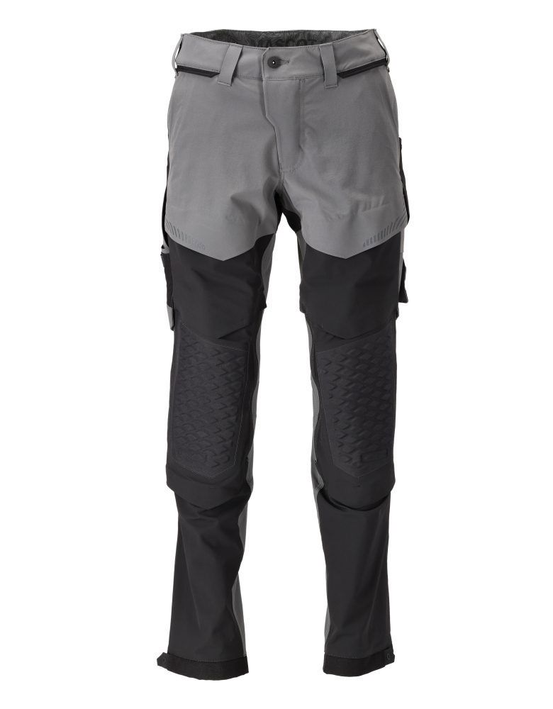 MASCOT Herren Hose mit Knietaschen Anthrazitgrau/Schwarz 22279