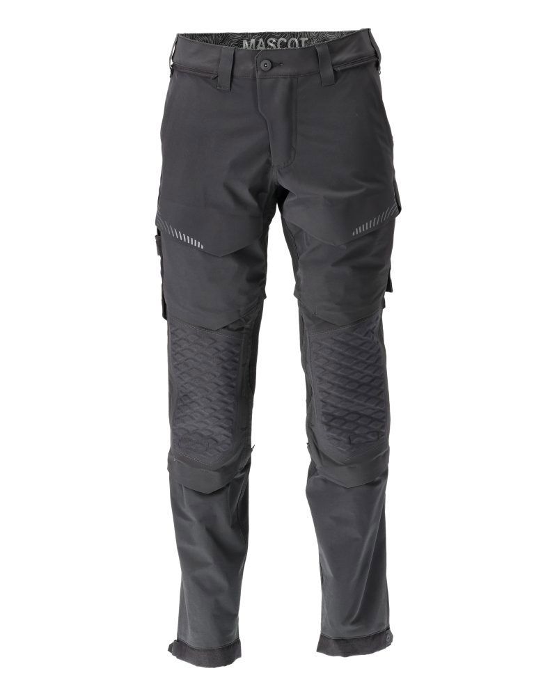 MASCOT Herren Hose mit Knietaschen Schwarz 22279