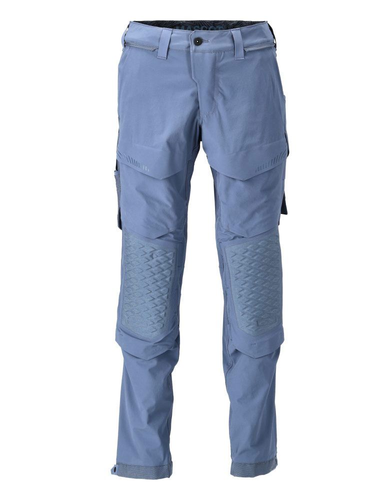 MASCOT Herren Hose mit Knietaschen Steinblau 22279