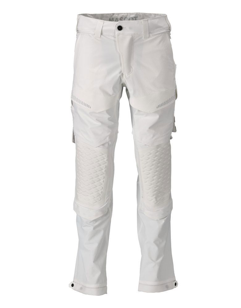 MASCOT Herren Hose mit Knietaschen Weiß 22279