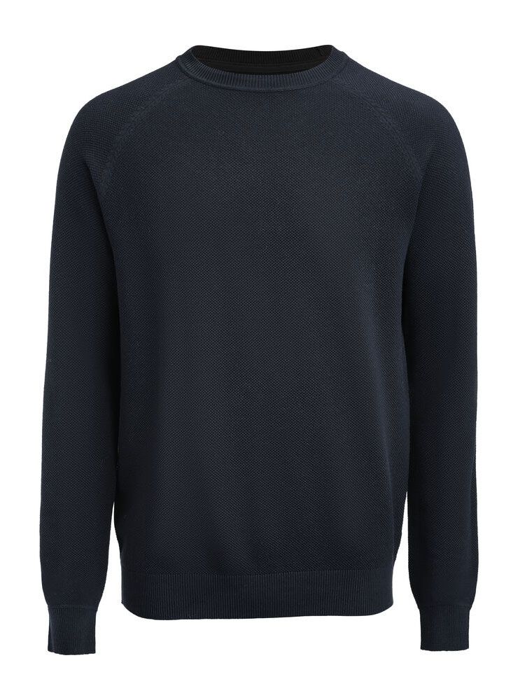 James Harvest Herren Strickpullover Marine