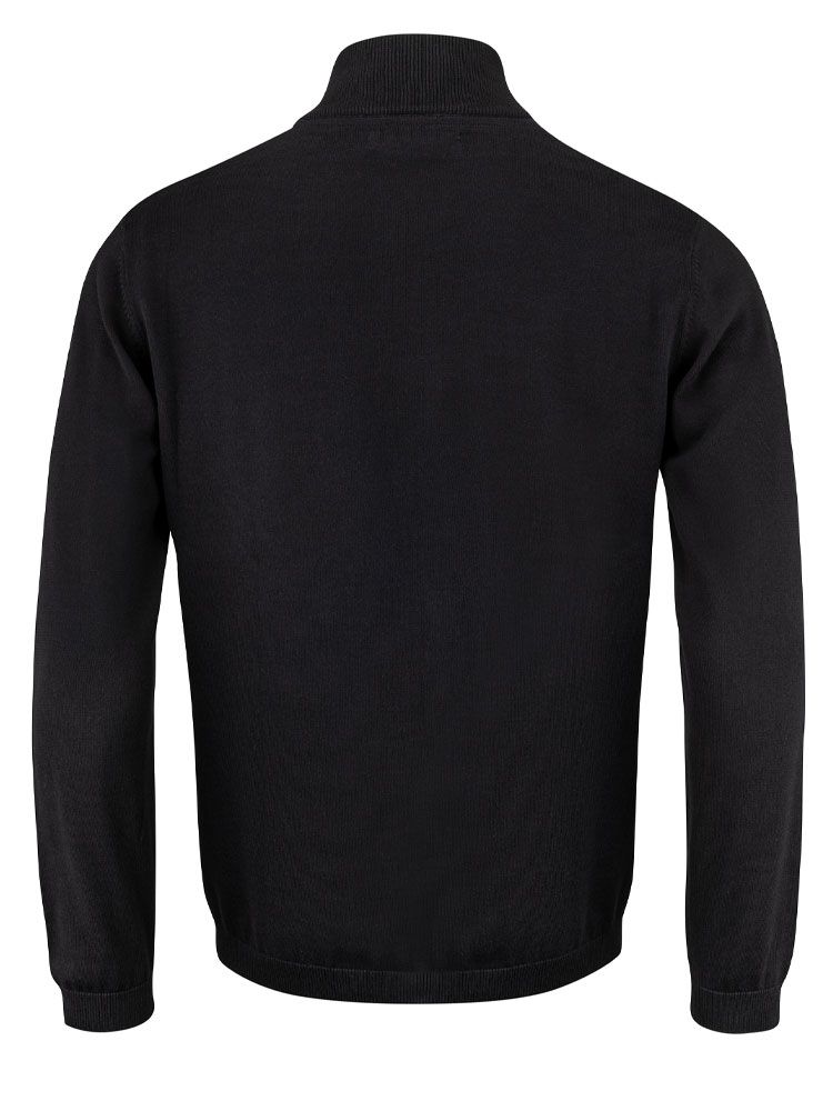 James Harvest Herren Cardigan Schwarz