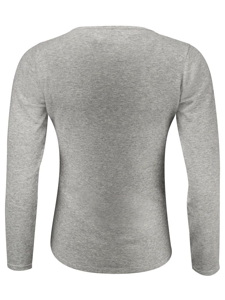 James Harvest Damen Cardigan Grau Meliert