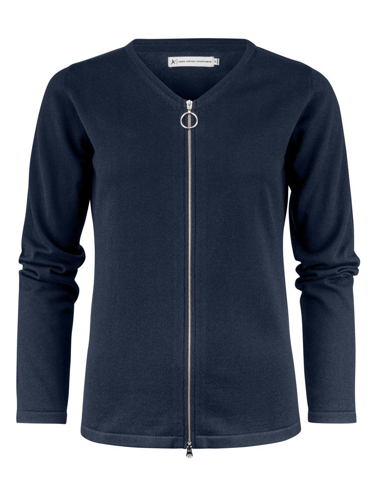James Harvest Damen Cardigan Marine