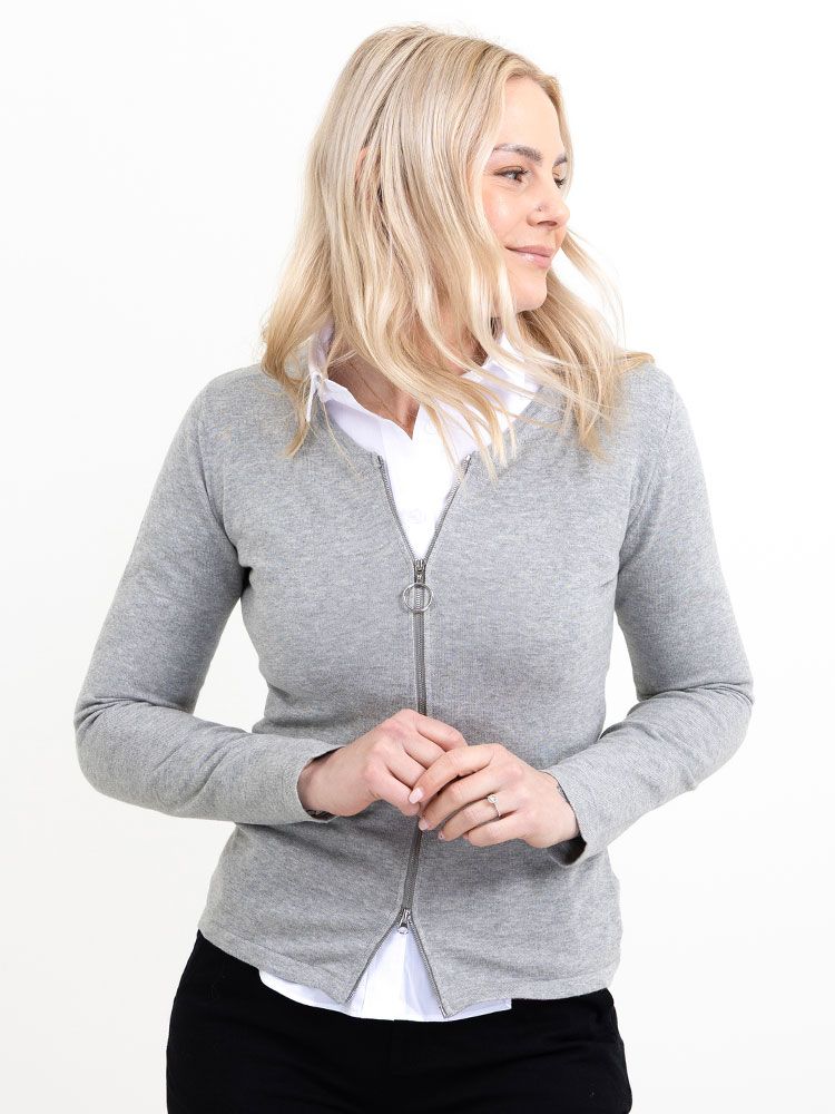 James Harvest Damen Cardigan Marine