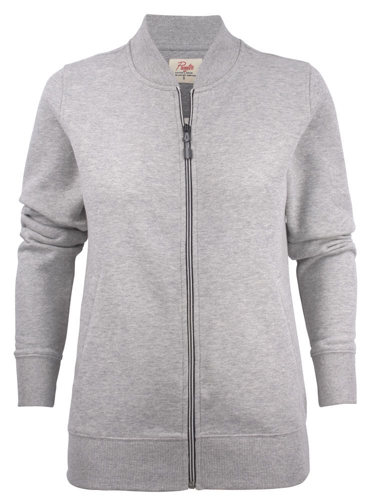 Printer Damen Sweatjacke Javelin Grau Meliert