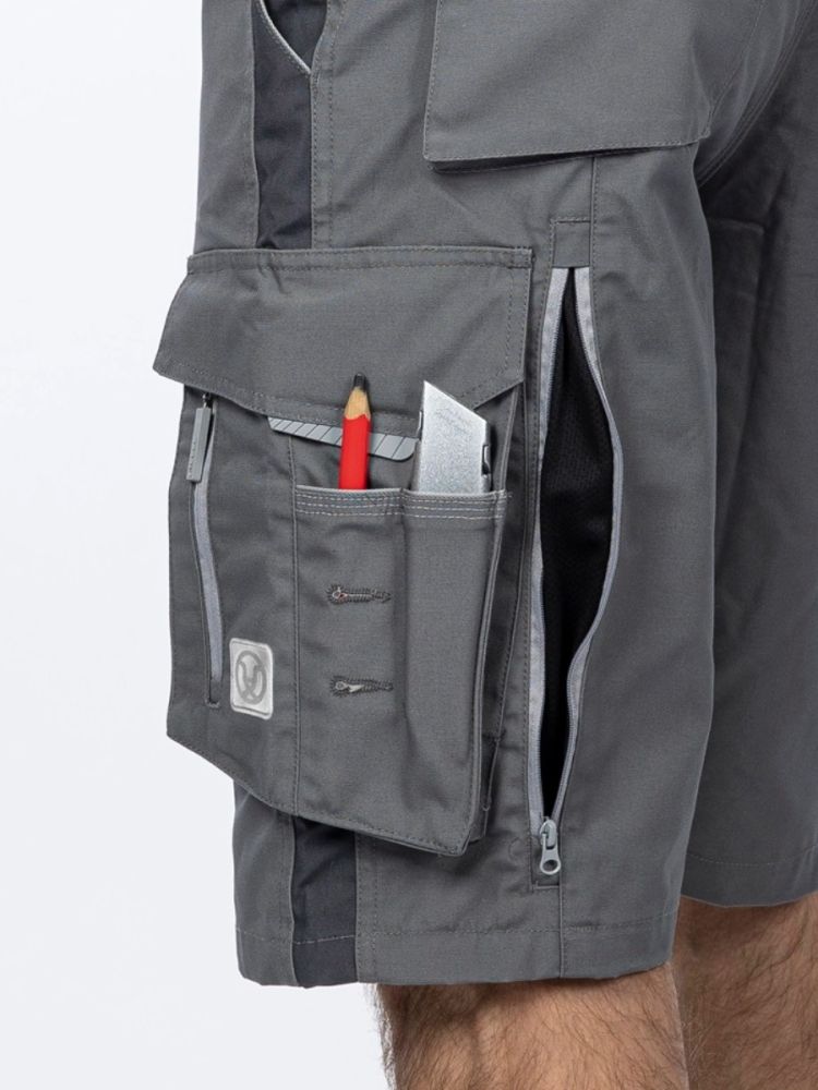 Ardon Herren Arbeitsshorts Urban+ Grau