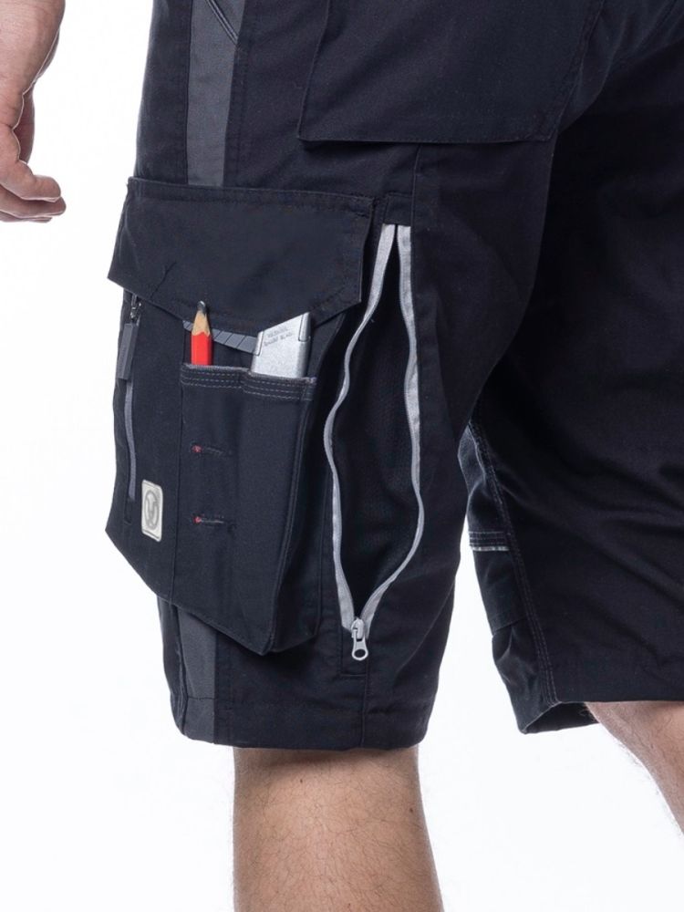 Ardon Herren Arbeitsshorts Urban+ Schwarz
