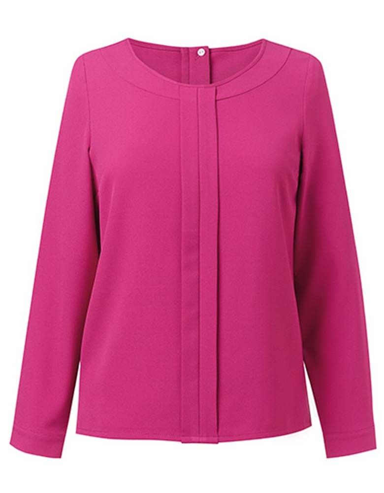 Bluse Damen Elegant Rosa