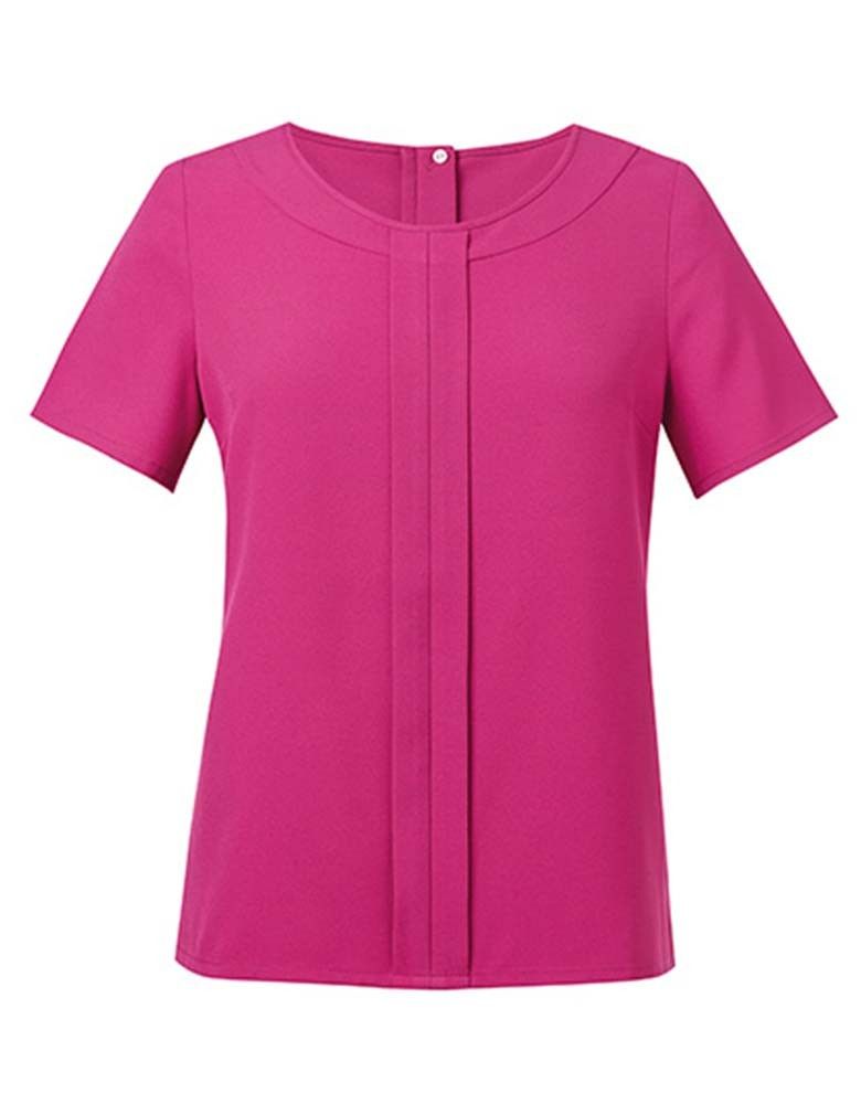 Kurzarm Bluse Damen Elegant