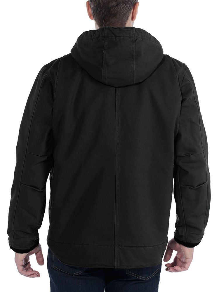 Schwarze Winterjacke Carhartt