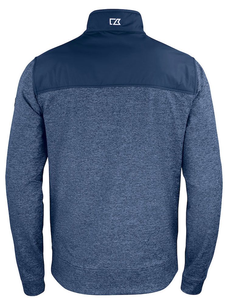 Navy Herren Sweatjacke mit Stehkragen, sportlich und bequem