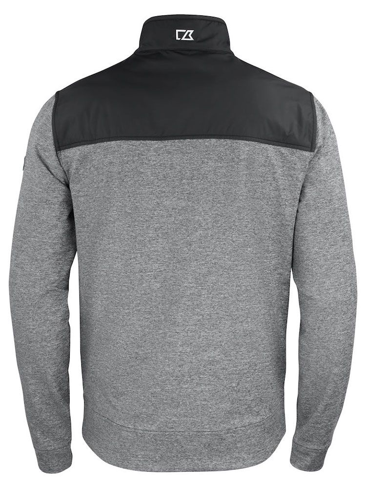 Schwarze Herren Sweatjacke, warm, Stehkragen, sportlich und bequem